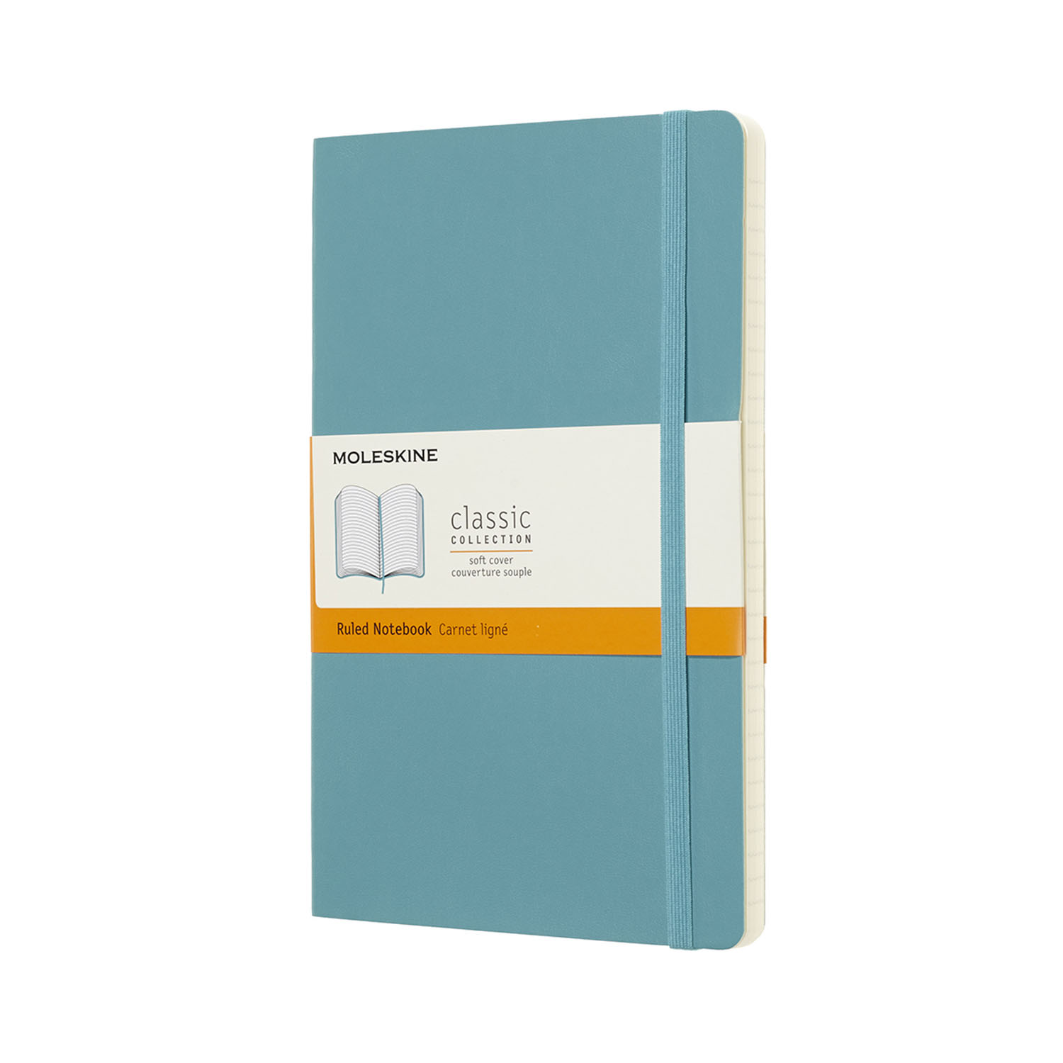 Moleskine Notebook Large Ruled Soft Reef Blue